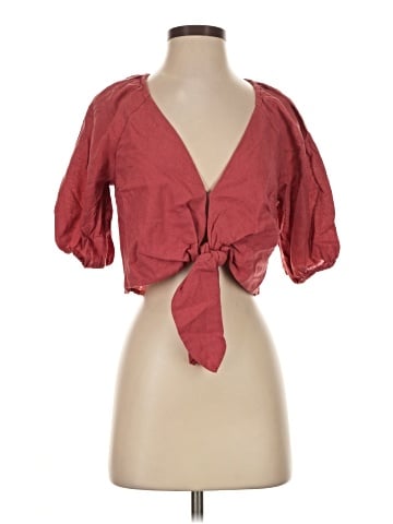 Abercrombie & Fitch Short Sleeve Blouse (view 1)