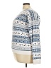 LC Lauren Conrad Print White Pullover Sweater Size XXL - photo 5