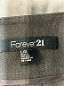 Forever 21 Solid Gray Casual Skirt Size L - photo 4