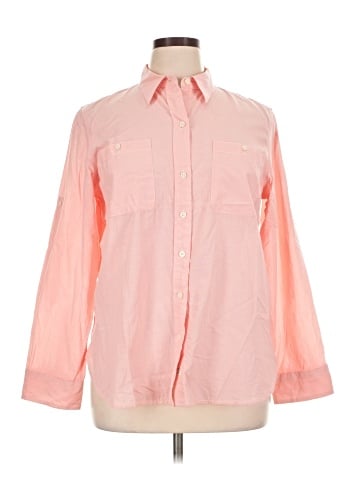 Lauren Jeans Co. Long Sleeve Button-Down Shirt (view 1)