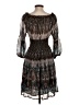 Zara Basic 100% Polyester Paisley Brown Cocktail Dress Size S - photo 2
