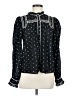 Ulla Johnson 100% Cotton Polka Dots Black Long Sleeve Blouse Size 6 - photo 1
