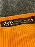 Zara Orange Short Sleeve Top Size L - photo 4