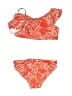 Carter's Print Red Two Piece Swimsuit Size 6X - photo 2
