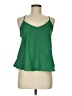 Double Zero 100% Polyester Green Sleeveless Blouse Size M - photo 1