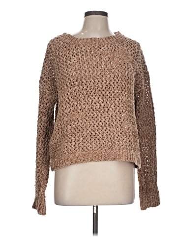 Hem & Thread Pullover Sweater (view 1)