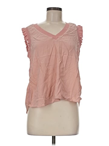 Cinq à Sept Sleeveless Silk Top (view 1)
