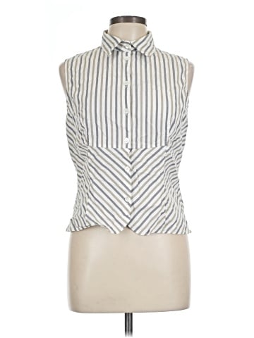 Etcetera Sleeveless Button-Down Shirt (view 1)