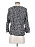 Cache Cache Gray 3/4 Sleeve Blouse Size 2 - photo 2