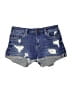 Blank NYC Hearts Blue Denim Shorts Size 27 waist - photo 1