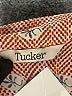 Tucker 100% Silk Orange 3/4 Sleeve Silk Top Size XXS - photo 7