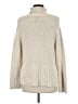 Gap 100% Cotton Ivory Turtleneck Sweater Size M - photo 2