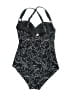 DKNY Black One Piece Swimsuit Size S - photo 2
