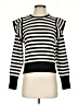 Only 100% Polyester Stripes Ivory Pullover Sweater Size S - photo 1