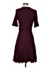 Gilli Solid Burgundy Cocktail Dress Size S - photo 2