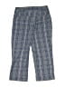 Justice Plaid Blue Casual Pants Size 8 - photo 2