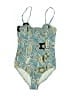 Ulla Johnson Print Blue One Piece Swimsuit Size S - photo 1
