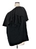 Roaman's Black Short Sleeve Top Size 24 - photo 5