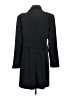 Larry Levine Black Trenchcoat Size S - photo 2