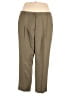 Lands' End 100% Wool Brown Green Wool Pants Size 26w - photo 1