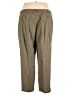Lands' End 100% Wool Brown Green Wool Pants Size 26w - photo 2