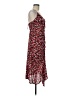 Dress Forum 100% Polyester Floral Red Casual Dress Size M - photo 4