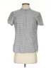 Tory Burch Gray Short Sleeve Blouse Size 4 - photo 1