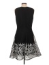 DKNY 100% Polyester Graphic Black Cocktail Dress Size L (estimated) - photo 2