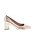 Donald J Pliner Metallic Gold Heels Size 8 1/2 - photo 1