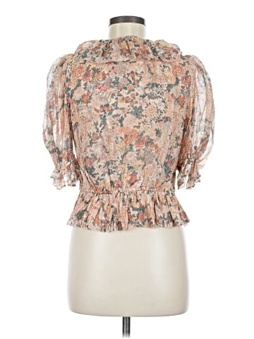 Ulla Johnson Short Sleeve Silk Top (view 2)