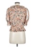 Ulla Johnson Pink Short Sleeve Silk Top Size 8 - photo 2