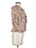 Ulla Johnson Pink Short Sleeve Silk Top Size 8 - photo 4