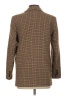 Everlane Houndstooth Brown Wool Blazer Size 00 - photo 2