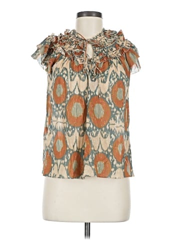 Ulla Johnson Short Sleeve Blouse (view 1)