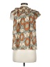 Ulla Johnson Brown Short Sleeve Blouse Size 6 - photo 2