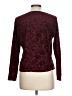 Laura Scott 100% Polyester Burgundy Long Sleeve Top Size L - photo 2