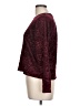 Laura Scott 100% Polyester Burgundy Long Sleeve Top Size L - photo 5