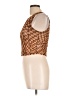 Cotton Candy LA Brown Sleeveless Blouse Size L - photo 5