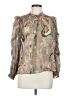 Ulla Johnson Paisley Gold Long Sleeve Blouse Size 6 - photo 1