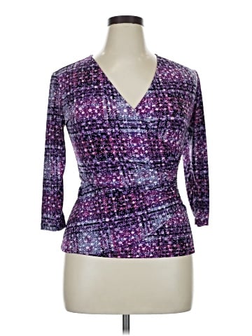 Ellen Tracy 3/4 Sleeve Top (view 1)