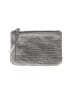 Accessorize 100% Leather Metallic Silver Leather Wallet One size - photo 1