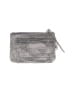 Accessorize 100% Leather Metallic Silver Leather Wallet One size - photo 2