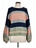 LoveRiche Color Block Blue Pullover Sweater Size L - photo 1