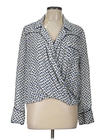 Veronica Beard 3/4 Sleeve Silk Top (view 1)
