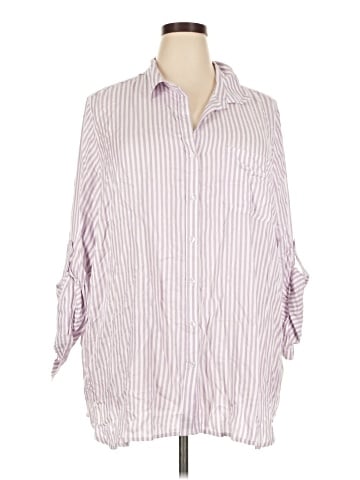 Derek Heart 3/4 Sleeve Button-Down Shirt (view 1)