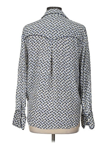 Veronica Beard 3/4 Sleeve Silk Top (view 2)