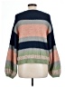 LoveRiche Color Block Blue Pullover Sweater Size L - photo 2