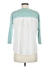 Freebird Teal 3/4 Sleeve Top Size M - photo 2