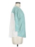 Freebird Teal 3/4 Sleeve Top Size M - photo 4