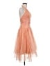 Bari Jay 100% Polyester Orange Cocktail Dress Size 6 - photo 4